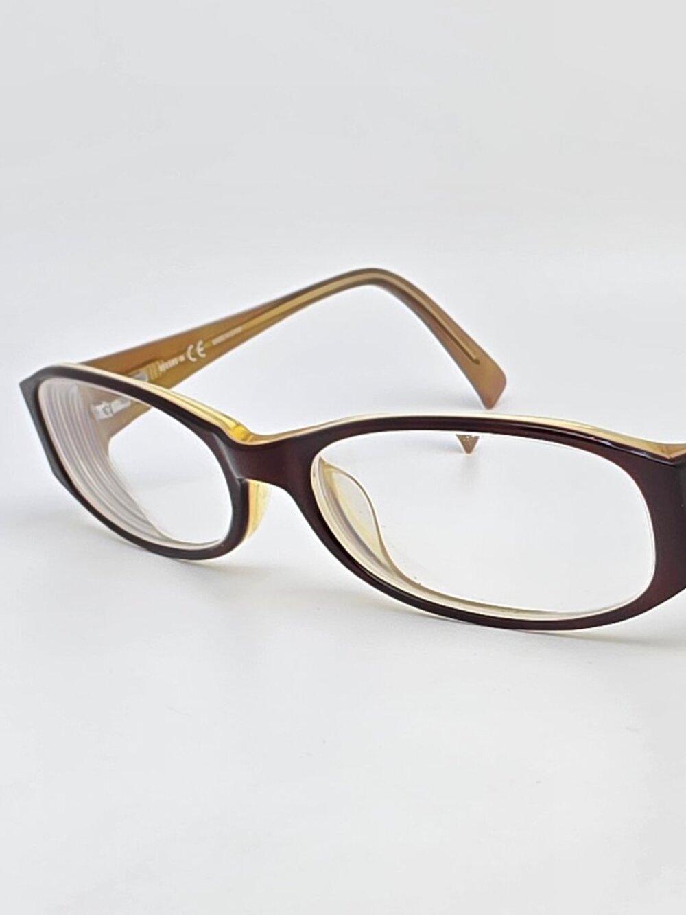 Versus by Versace Mod. VR8032 475 Dark Brown Eyeglasses Frame w/ Flexhinge 51mm